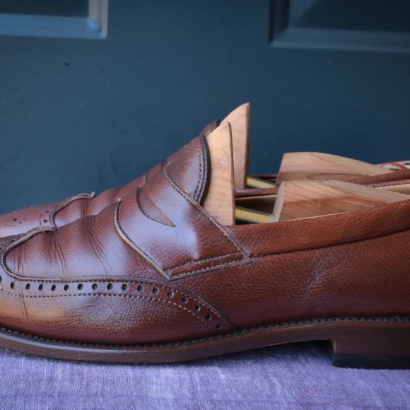 Allen Edmonds Moselle Brown Wing Tip Slip-on size 9-D main image 15